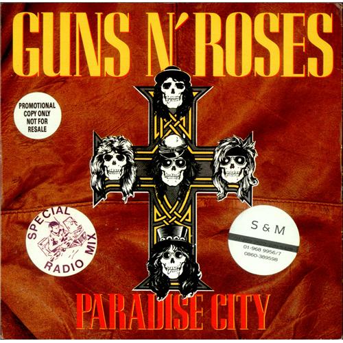Guns N Roses Paradise City UK Promo 7